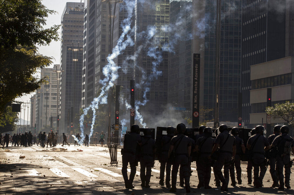 APTOPIX Brazil Protest